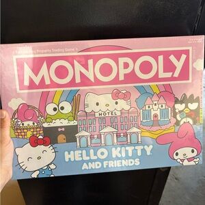 Monopoly Hello Kitty and Friends Board Game - Pink and Blue